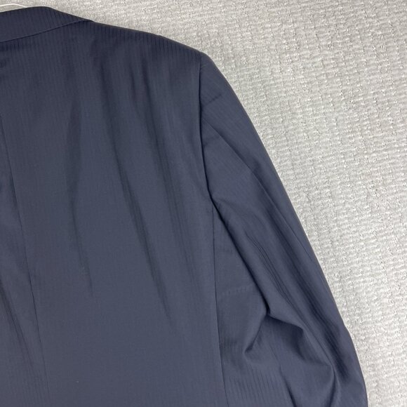 Canali x Harry Rosen Blazer Mens 54R Dark Black / Blue Wool Italy Made - Picture 16 of 16